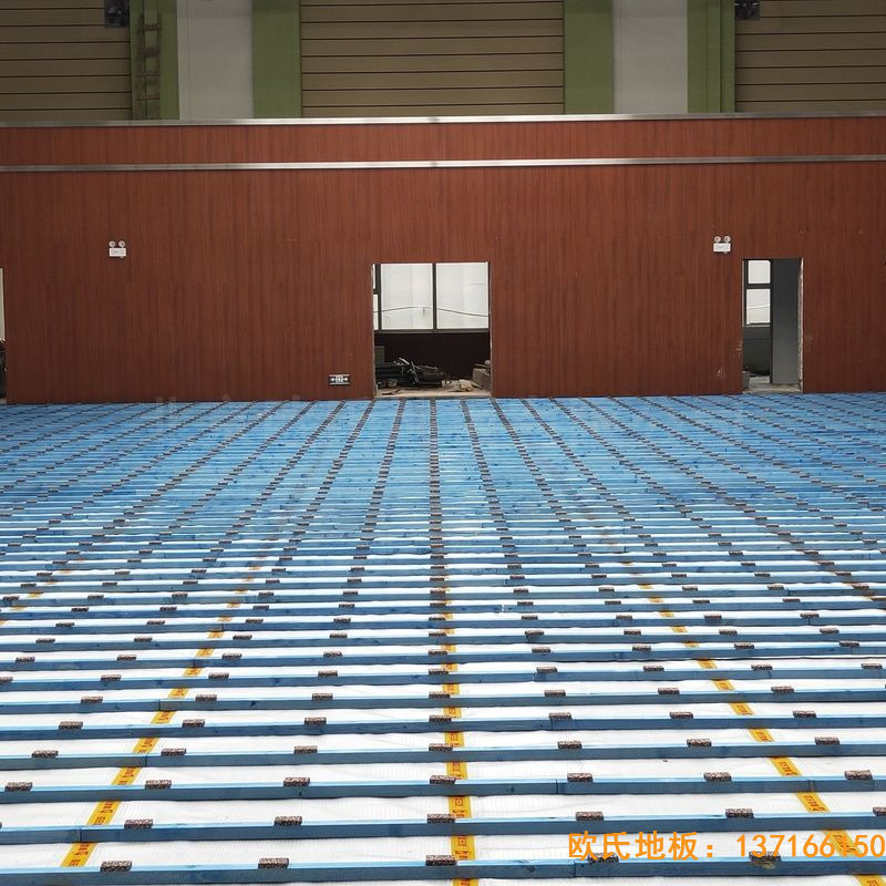 山西晉中榆次王湖小學(xué)運(yùn)動(dòng)地板施工案例