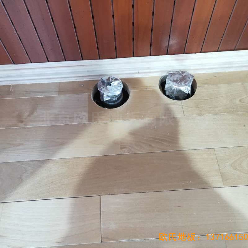 山西晉中榆次王湖小學(xué)運(yùn)動(dòng)地板施工案例