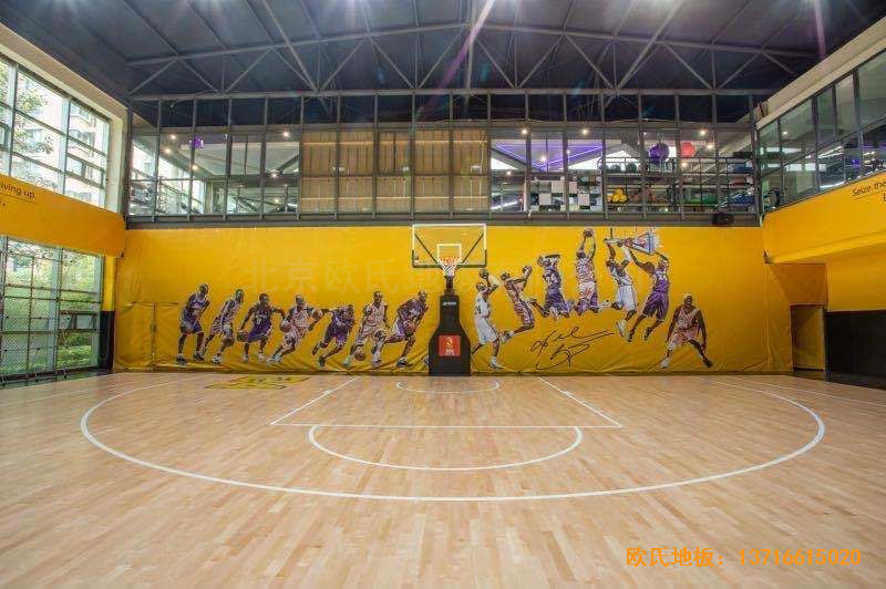 江蘇揚(yáng)州海蘭德瓊花籃球館運(yùn)動(dòng)地板安裝案例